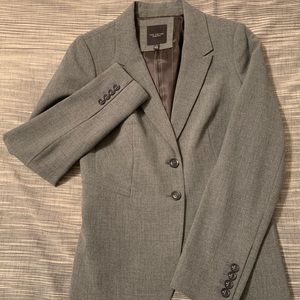 Grey suit jacket